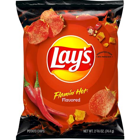 Lays Flamin Hot Flavored Potato Chips Smartlabel