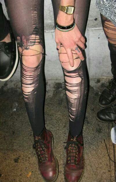 pin by amy meece on feature this ripped tights grunge outfits punk fashion