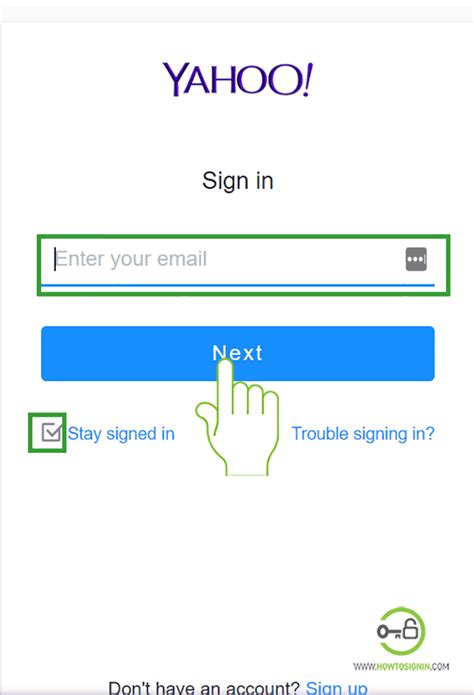 How To Sign Into Yahoo Mail With Password Best Design Idea