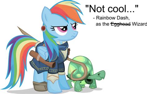 Rainbow Dash Plays A Wizard My Little Pony Friendship