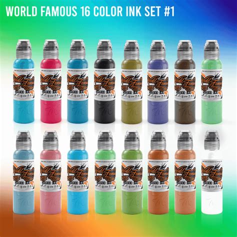 World Famous Ink Sets Ultimate Tattoo Supply