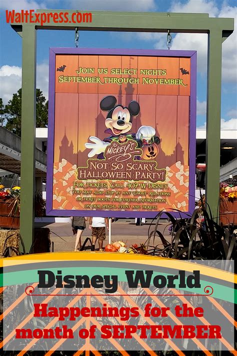 What To Expect In Disney World During The Month Of September Disney