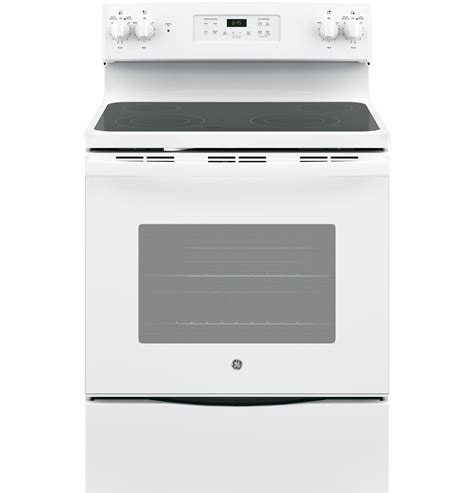 GE Appliances JB645DKWW 30" Freestanding Electric Range - White