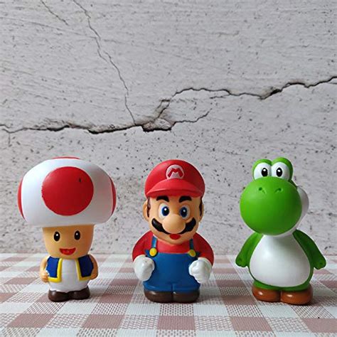 Super Mario Toys Set Of 6 Mario Figures With Luigi Koopa Troopa