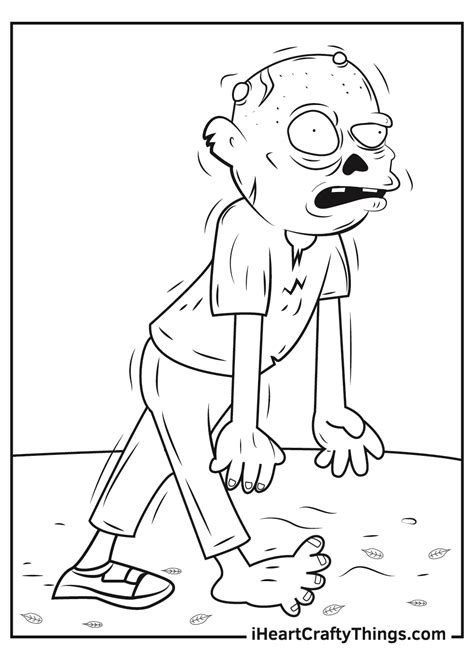 Printable Zombie Coloring Pages (Updated 2021)
