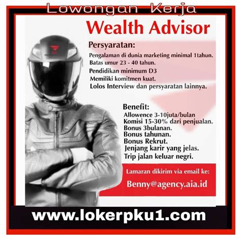 Saya ingin menjadi bagian dari perusahaan ini, karena perusahaan ini merupakan leading company perbankan. Lowongan Kerja PT. AIA Financial Pekanbaru September 2019