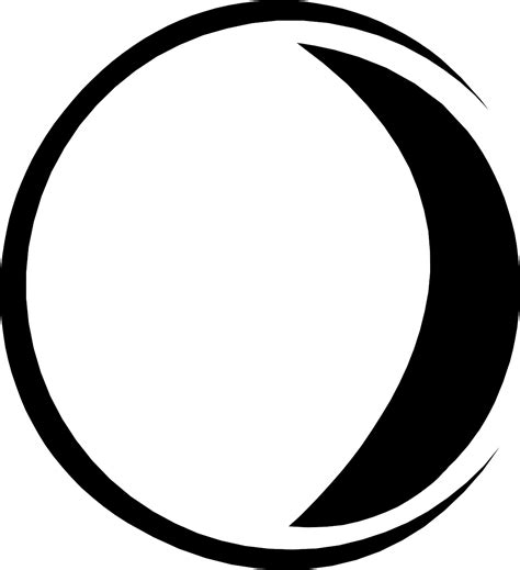 Waxing Crescent Moon Symbol Waxing Crescent Moon Clipart Clip Art Library