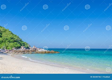 Rock Sea And Blue Sky At Ta Yai Beach Stock Photo Image Of Season