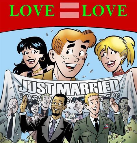 Pin By Michele Biery On Lgbtq Allies Isnt It About Time Archie Comics Comic Book Wedding