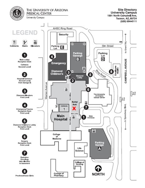 Banner University Medical Center Phoenix Campus Map Banner University