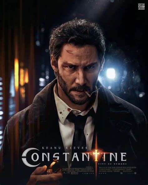 Constantine 2 Keanu Reeves Surge Com Visual Badass Em Pôster Legado