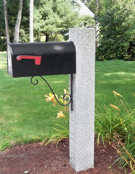 Granite Mailbox Post with Intallation