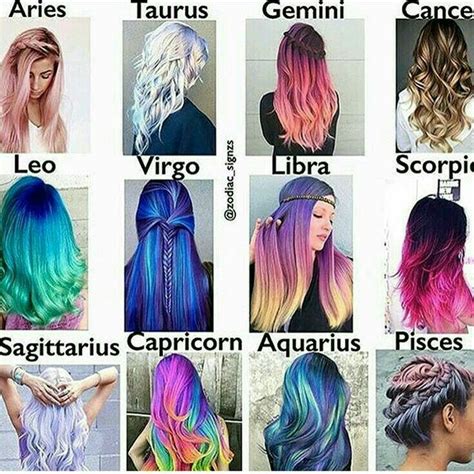 Stumped on what hair style you should try next and way. ZODIAC Hairstyle | Hairstyles zodiac signs, Hairstyle ...