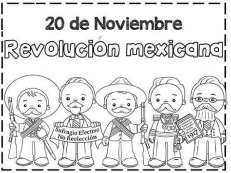 Dibujos De La Revolución Mexicana Para Colorear Descargar E Imprimir