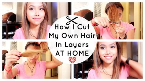 How I Cut My Own Hair In Layers Great For Covid Quarantine At Home