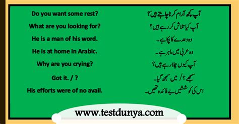 Basic English Conversation Daily Use With Urdu