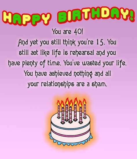 40th birthday messages funny happy 40th birthday quotes and wishes stella dowling