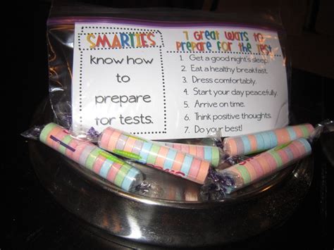 Classroom Freebies Too Smarties Get Ready For Testing