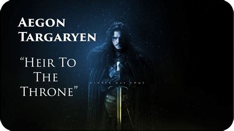 jon snow aegon targaryen heir to the iron throne youtube