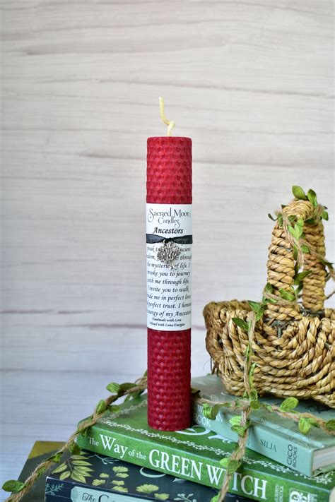 Ancestor Ritual Altar Candle Witch Ritual Spell Candle Etsy