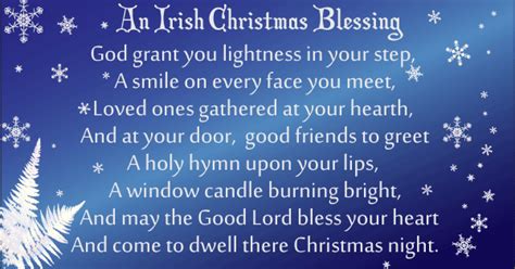 Irish Christmas Blessings And Carols Irish Christmas Christmas Poems
