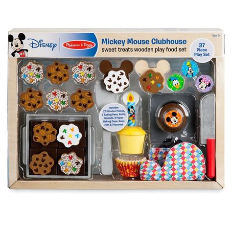 Mickey Mouse Wooden Play Food Set By Melissa And Doug Wooden Play Food