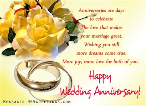Wedding Anniversary Wishes And Messages