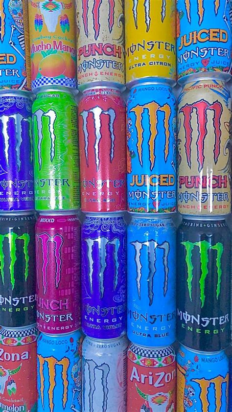 Monster And Arizona Cans Indie Aesthetic Monster Energy Monster Crafts