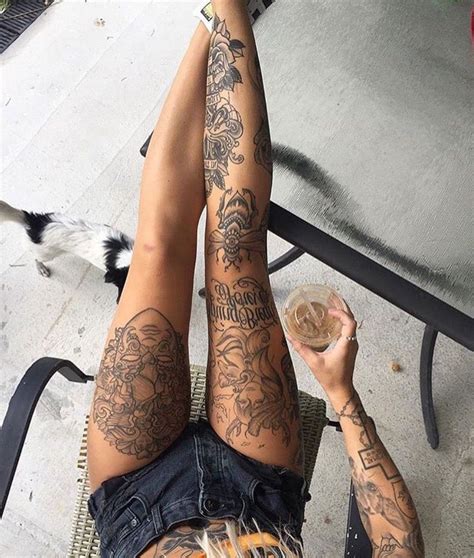 Quel type de tatouage sur la cuisse pour femme vous devez choisir idées inspirantes