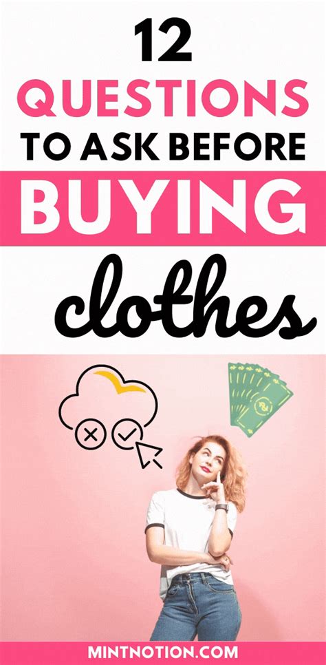 Questions To Ask Before Buying Clothes Use This Checklist Before