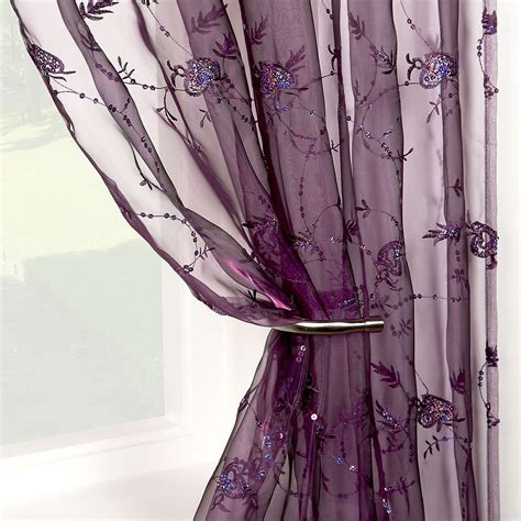 Amethyst Voile Panel | Dunelm | Living room decor purple, Purple