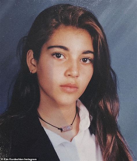 Kim Kardashian Goes Fresh Faced In A Rare Childhood Throwback Of Her