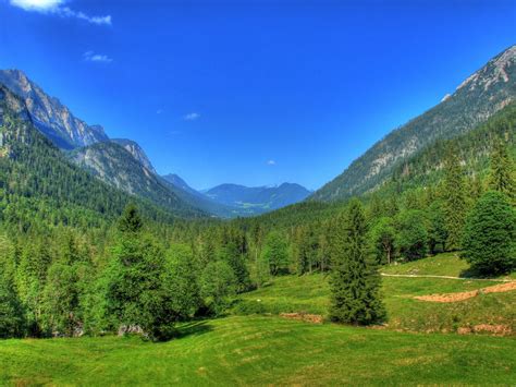 Allemagne Bavière Paysage De Nature Les Montagnes Les Forêts Les