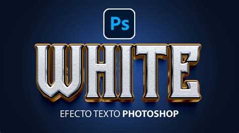 Como Hacer Efecto De Texto En Photoshop Blanco Gratis Y Editable