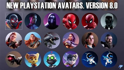New Playstation Avatars Version 80 Ps4 Youtube