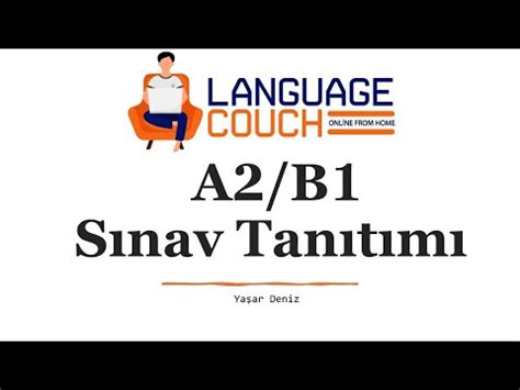 Telc A2 B1 Sinav Tanitimi YouTube