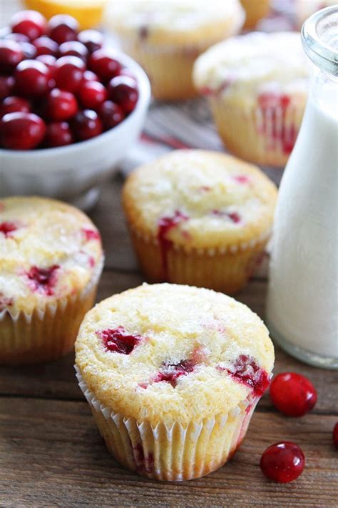Sift together flour, salt and baking powder. Cranberry Orange Muffin Recipe | Two Peas & Their Pod
