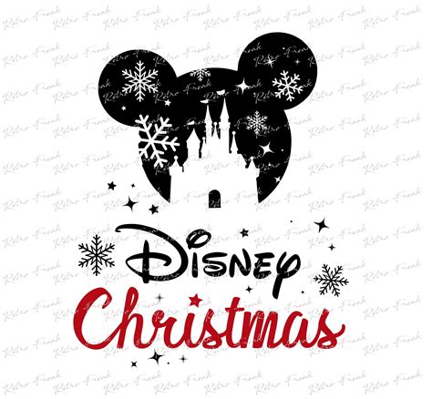 Disney Christmas Svg Disney Svg Sublimation Designs Downloads Etsy In