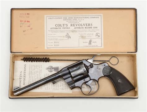 Colt Army Special Da Revolver 38 Cal 6 Barrel Blue Finish