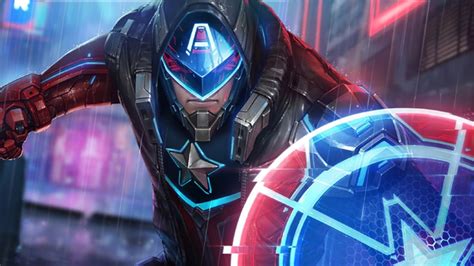 Cyber Captain America Marvel Future Fight Hd Superheroes 4k