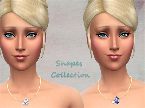 Shapes Necklace Collection By Alin2 At Tsr Sims 4 Updates