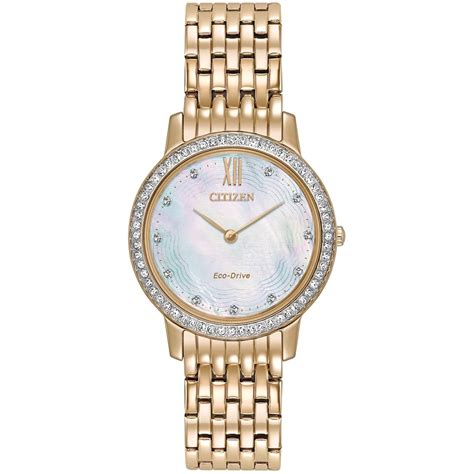 citizen ladies eco drive silhouette swarovski crystal watch ex1483 50d watches from lowry
