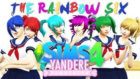 Sims 4 Yandere Simulator Create A Sim The Rainbow Six Youtube