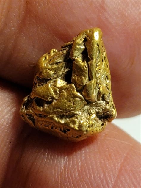 5.25 gram Hoppered Yukon Gold Crystal - Nice! - Goldbay