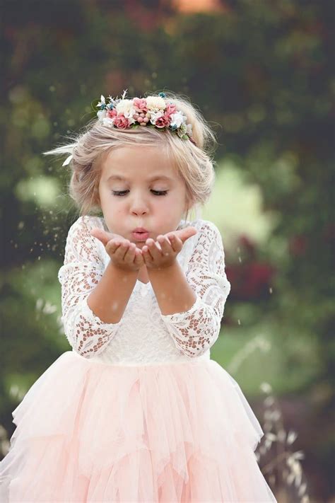 tea length tiered tulle tutu lace top scalloped edges back etsy pink flower girl dresses