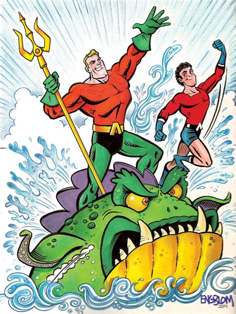 Aquaman And Aqualad By Mengblom On Deviantart