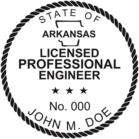 Arkansas Engineer Stamps