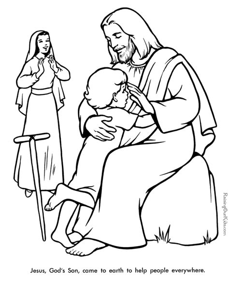 Jesus Bible Coloring Pages To Print 027