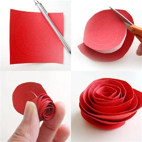 Diy Paper Flower Tutorial Step By Step Instructions