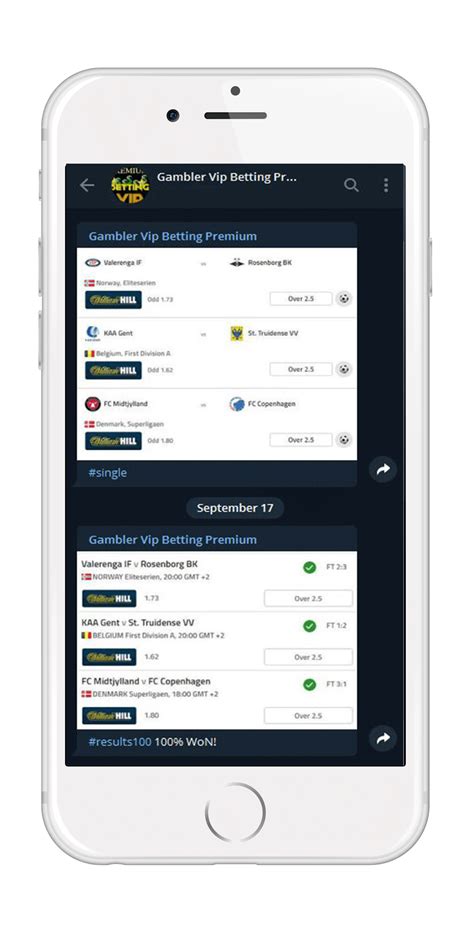 Vip Betting Tips Premium Telegram Secret Channel